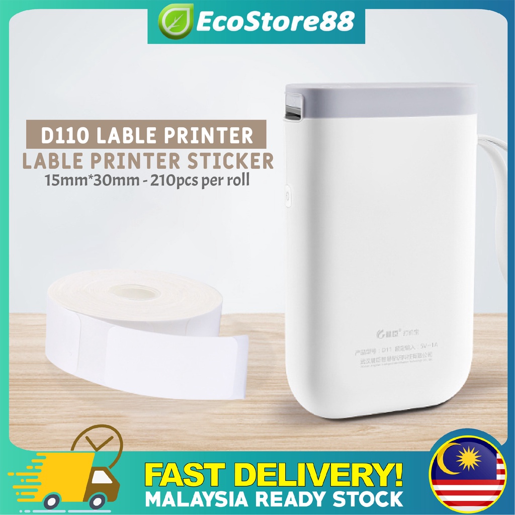 NIIMBOT D11 D110 Thermal Printer Refill Paper Label Sticker Printing