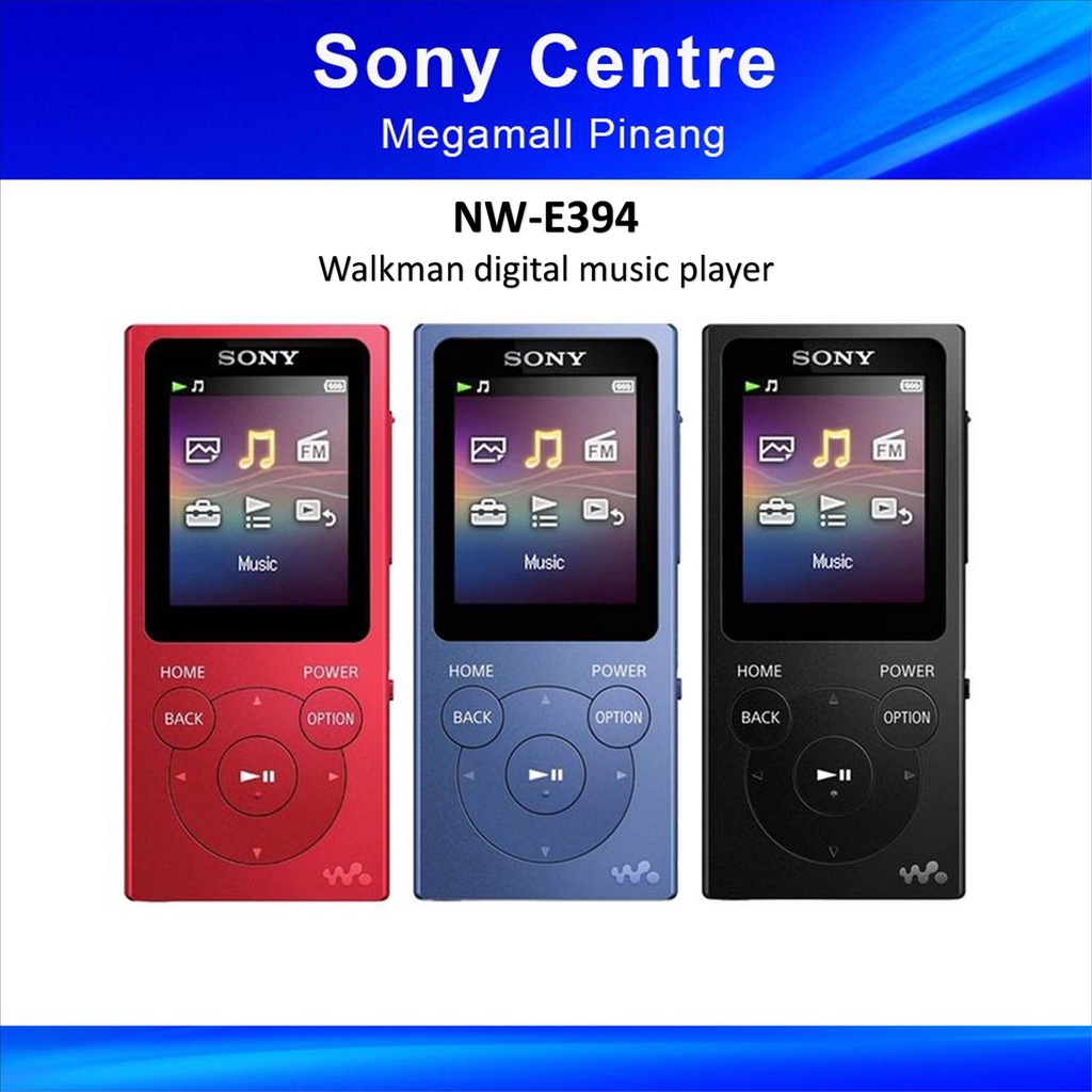 Sony NW-E394 Walkman digital music player NWE394 | Shopee Malaysia