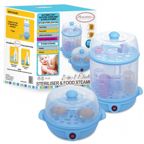 AUTUMNZ IN ELECTRIC Sterilizer Baby Food Steamer Bottle