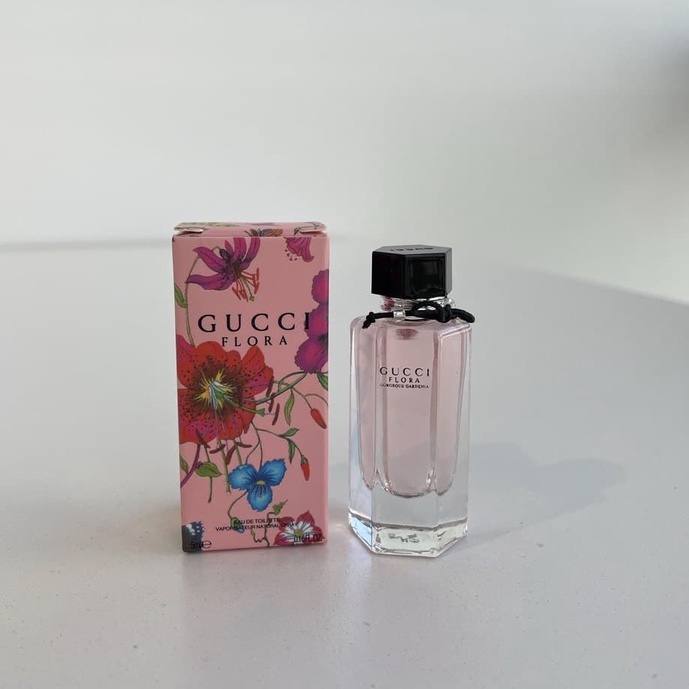 (MINIATURE) GUCCI FLORA LIMITED PINK BOX GORGEOUS GARDENIA EDT 5ML ...