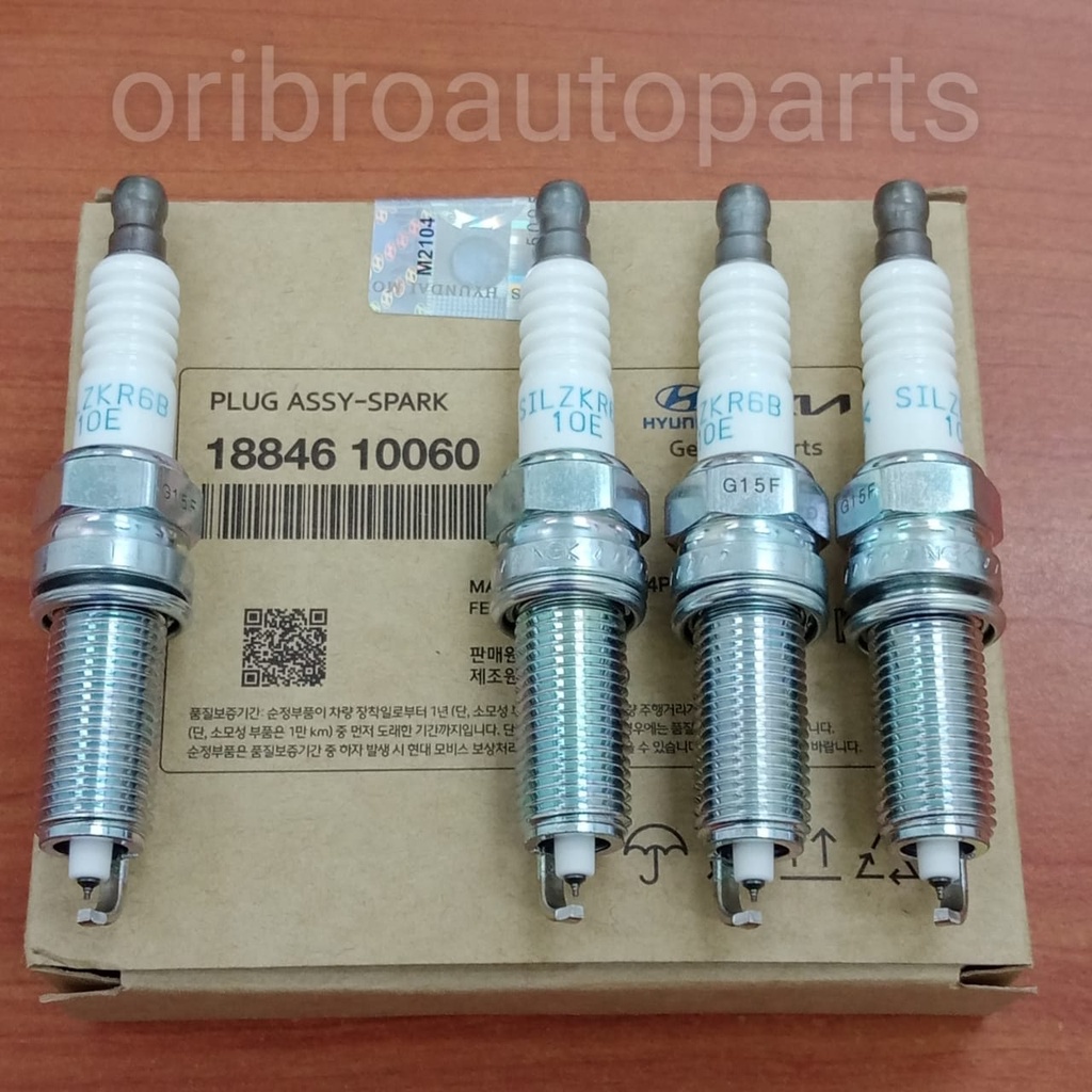 [READY STOCK] KIA FORTE 1.6 GENUINE PART SPARK PLUG SET 18846 10060