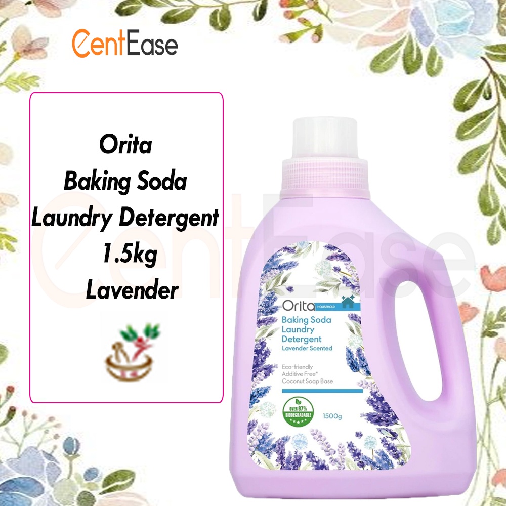 Orita Baking Soda Laundry Detergent 1.5kg - Lavender | Shopee Malaysia