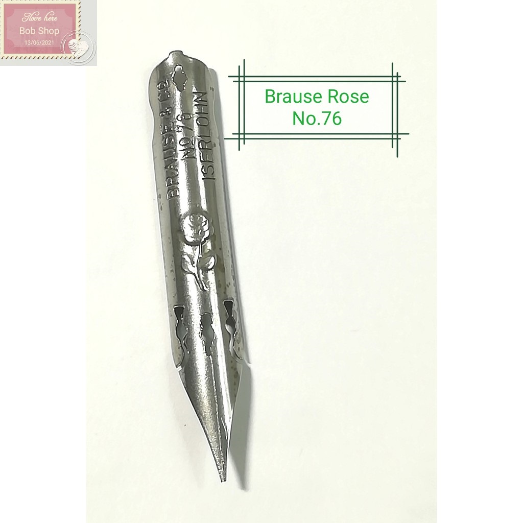 Brause Calligraphy Nibs Rose No 76 3 per Box