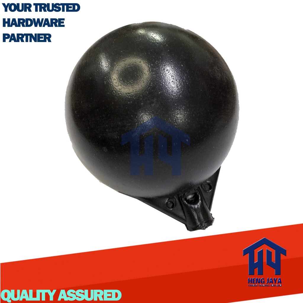 Poly Float Ball/ Toilet Cistern Inlet Float Valve Ball/ Bola hitam
