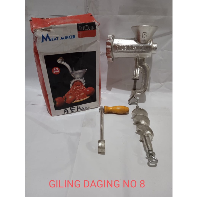 Manual Meat Grinder No. 8 Manual Meat Grinder No. 8 Shopee Malaysia