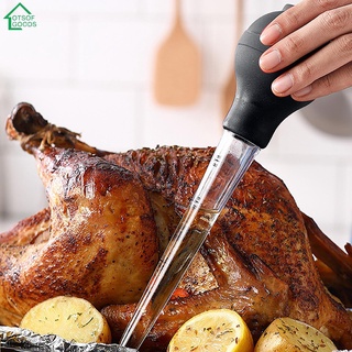 Turkey Baster Food Grade Quality Bulb comes with 1 Basting Brush and 1  Cleaning Brush, for Cooking & Basting with Detachable Round Bulb -Butter