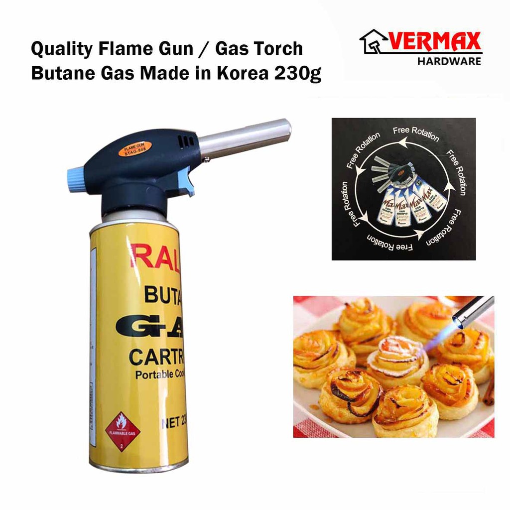 Quality Portable Flame Gun Butane Gas / Fire Sprayer / Gas Torch