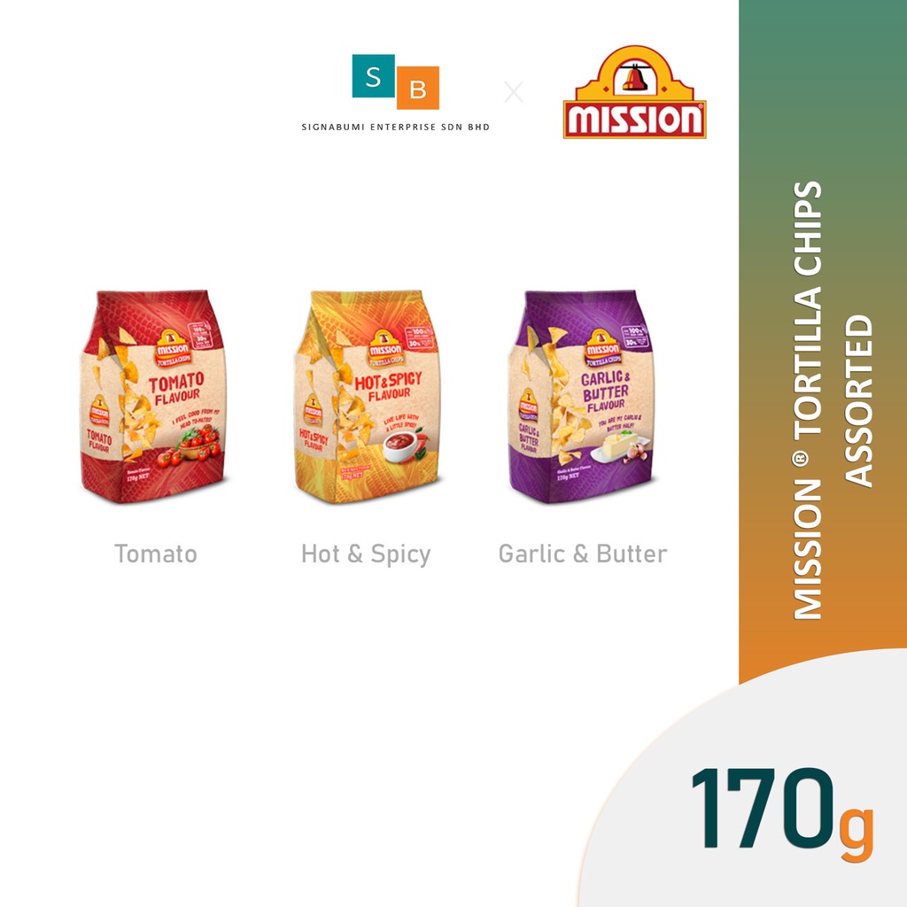 Mission ® Tortilla Chips Assorted 170g | Shopee Malaysia