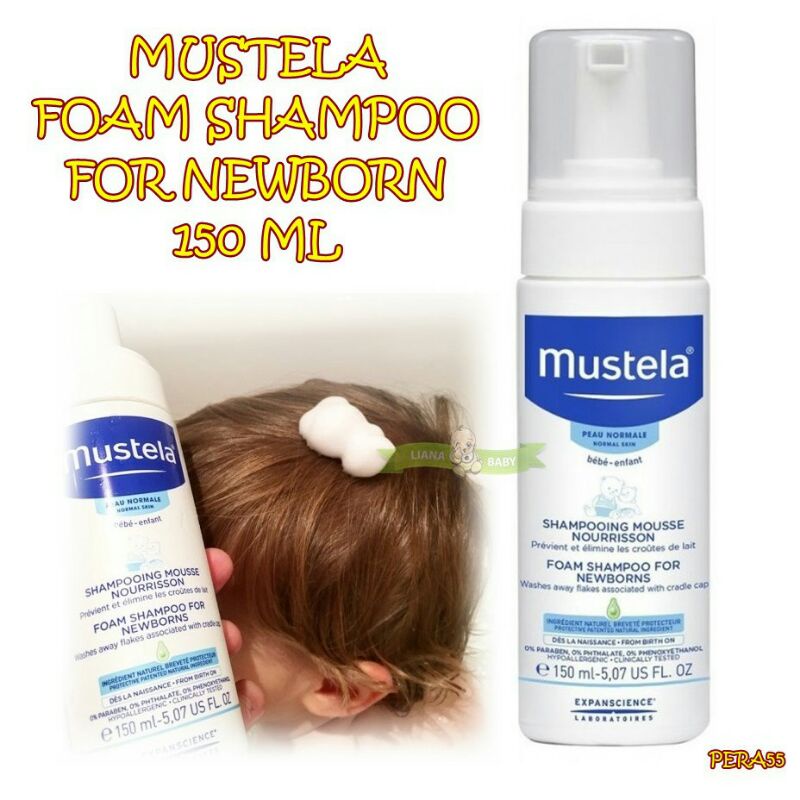 Exp 2023 Mustela Foam Shampoo Newborn 150ml New born Baby Shampoo 150 ml Shopee Malaysia