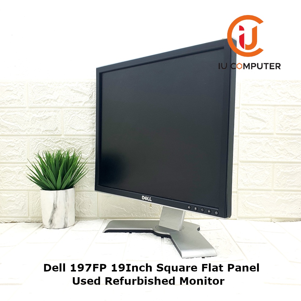 DELL ULTRASHARP 1907FP 19 INCH LCD SQUARE FLAT PANEL USED REFURBISHED ...