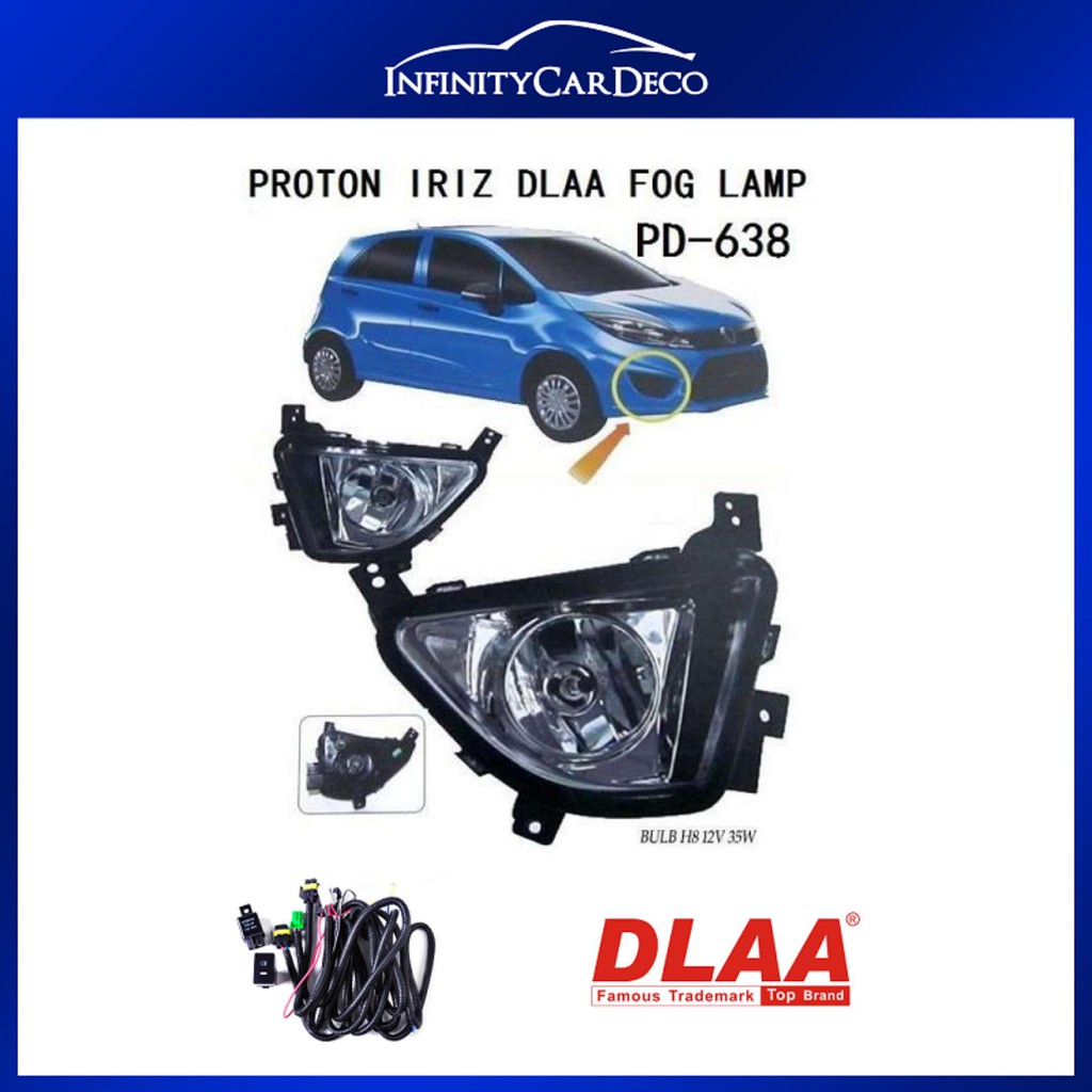 DLAA Original OEM Fog Lamp Compatible With Proton Iriz | Shopee Malaysia