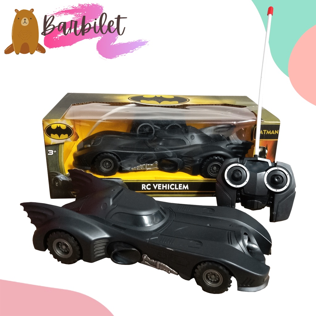 Batman RC Remote Control Car Play Vehicles for Boys Kids Gift Kereta
