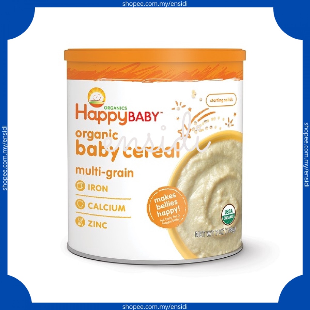 Happy baby hot sale organic oatmeal