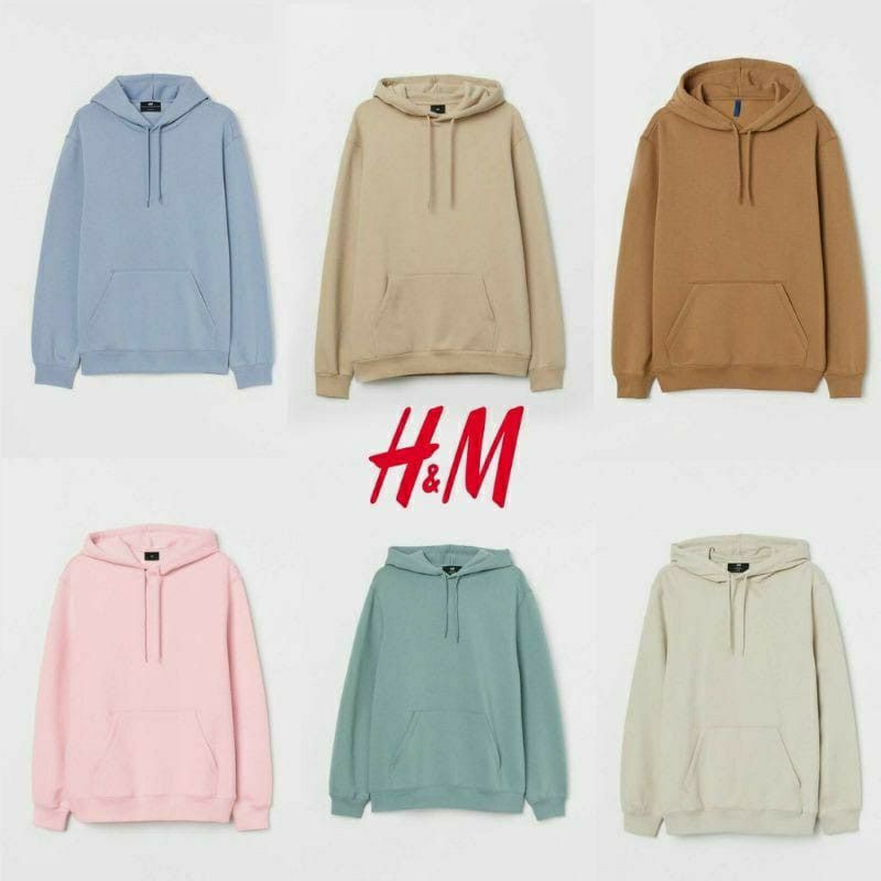 Sweater HOODIE Plain Men Women ORIGINAL PREMIUM Cotton H M