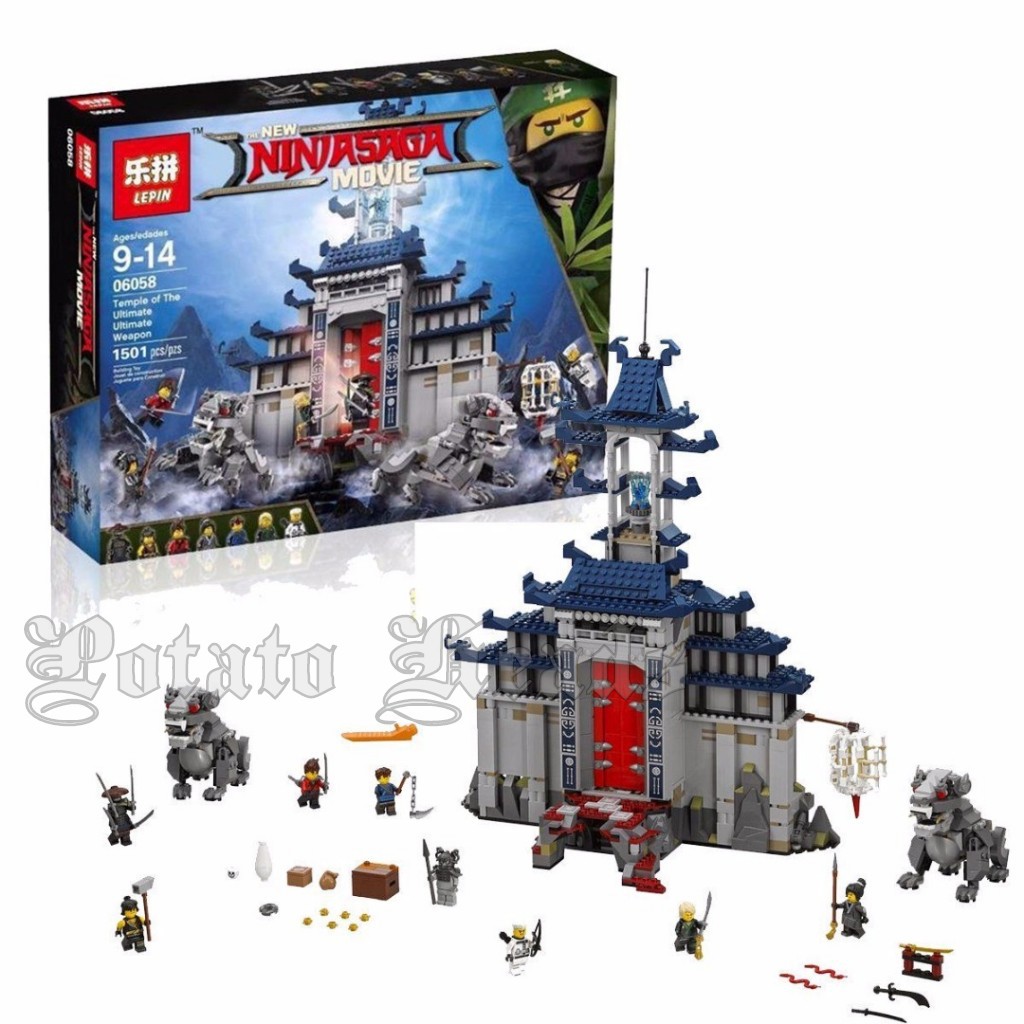 LEPIN NINJAGO TEMPLE OF THE ULTIMATE WEAPON 06058 LEGO COMPATIBLE Shopee Malaysia