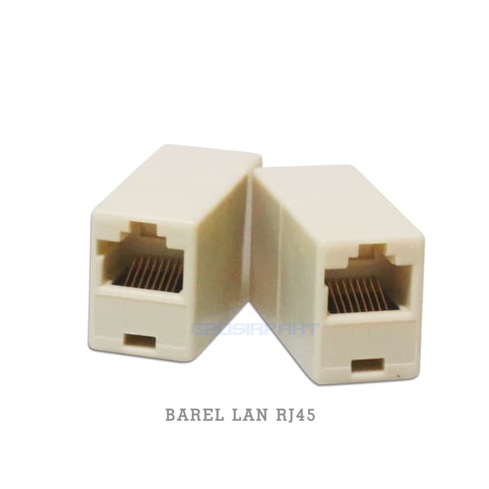 Rj45 Barrel / Barrel Connector / Two Connector Rj 45 Utp Lan Connector ...