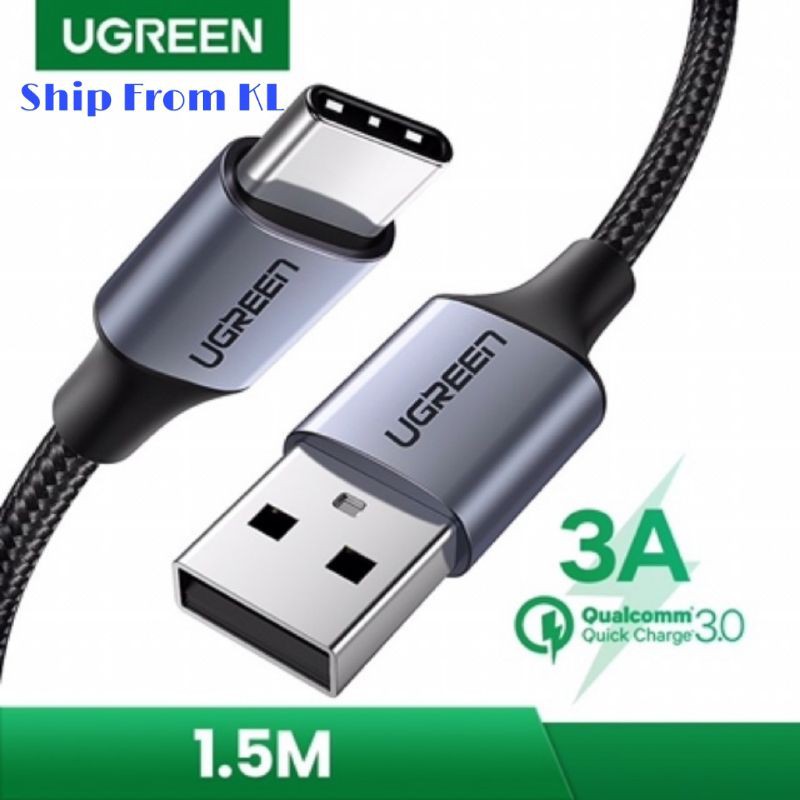 ugreen-3a-type-c-fast-charging-nylon-braid-data-cable-for-android-phone