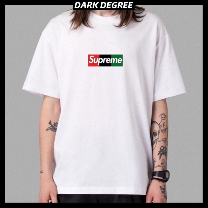 Box logo t-shirt Supreme White size M International in Cotton