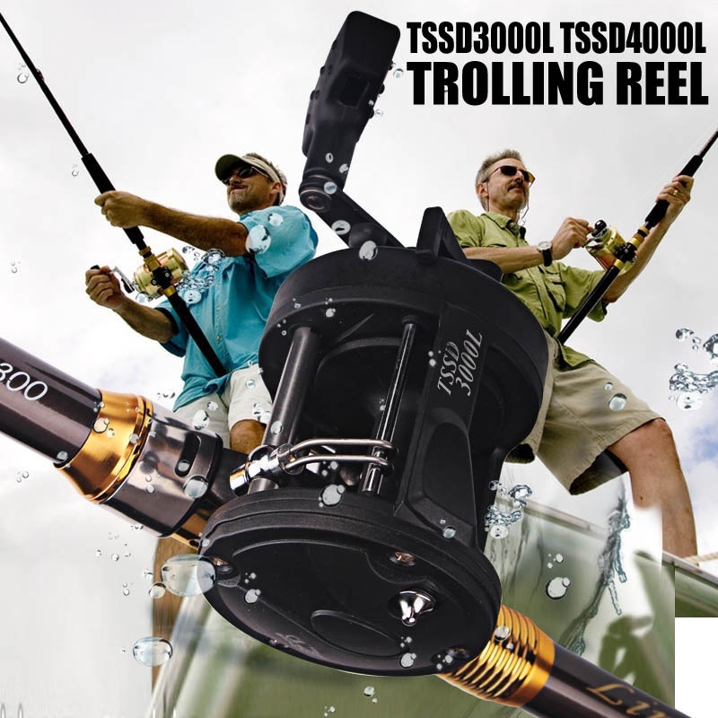Trolling fishing.. Drum reel VS Hand line #fishing 