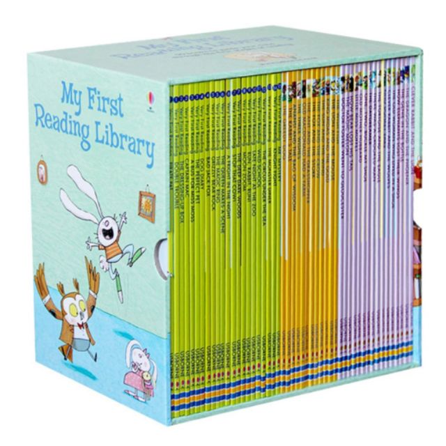 (50 Books) Usborne My First Reading Library Level 1 Story Book | Shopee ...