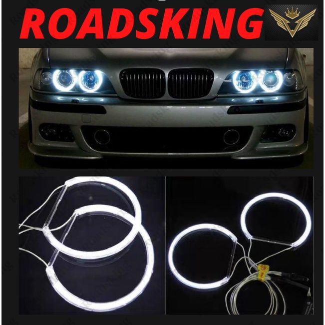 BMW E36 E38 E39 DAYLIGHT CCFL ANGLE EYES WHITE COLOUR 6000K FULL SET ...