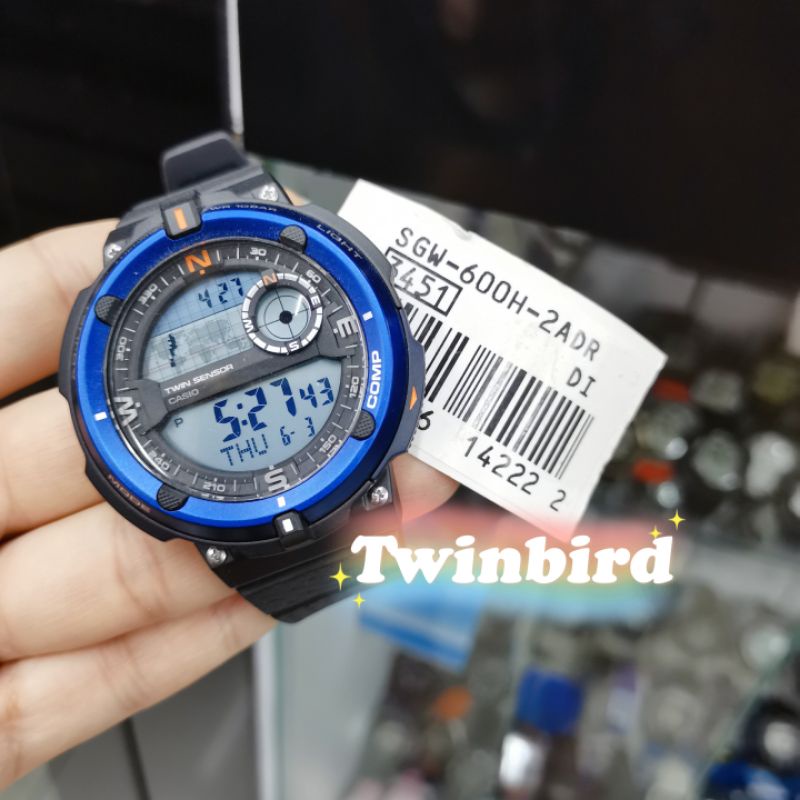 SGW 600H 2A CASIO OUTGEAR with twin sensor compass thermometer SGW 600 Shopee Malaysia