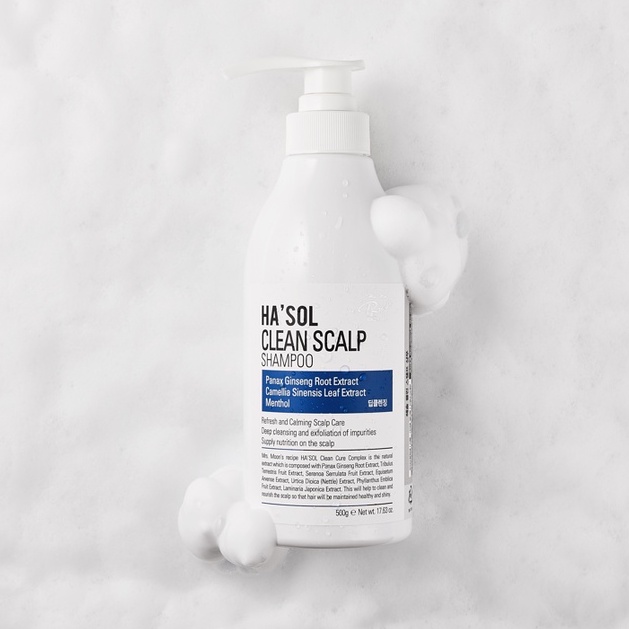 [HA'SOL] Clean Scalp Shampoo 500g Oily Scalp | Shopee Malaysia