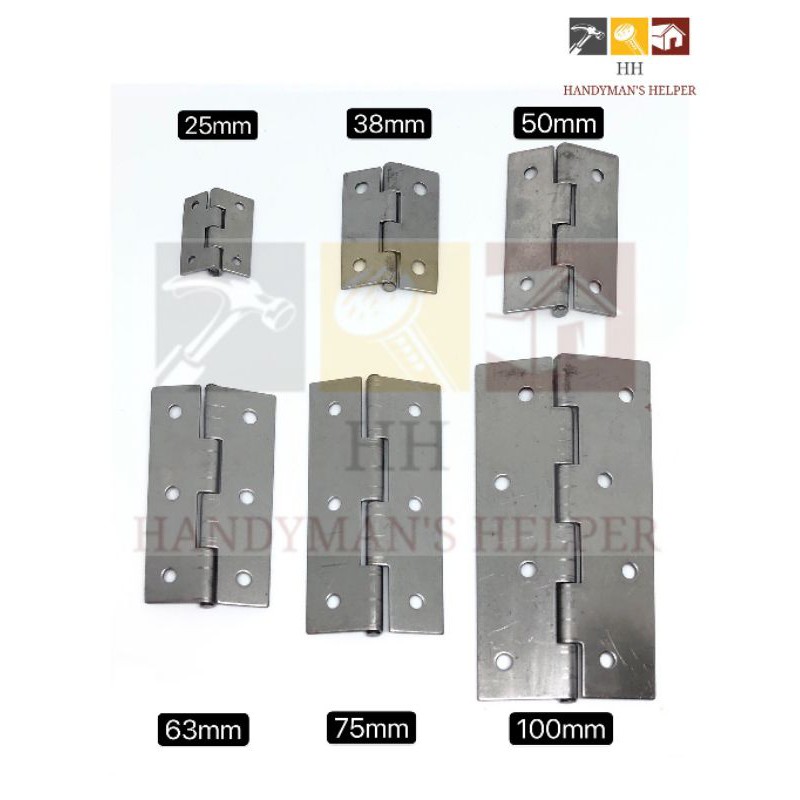 IRON HINGES DOOR HINGES ENGSEL BESI ENSEL PINTU 门铰 | Shopee Malaysia