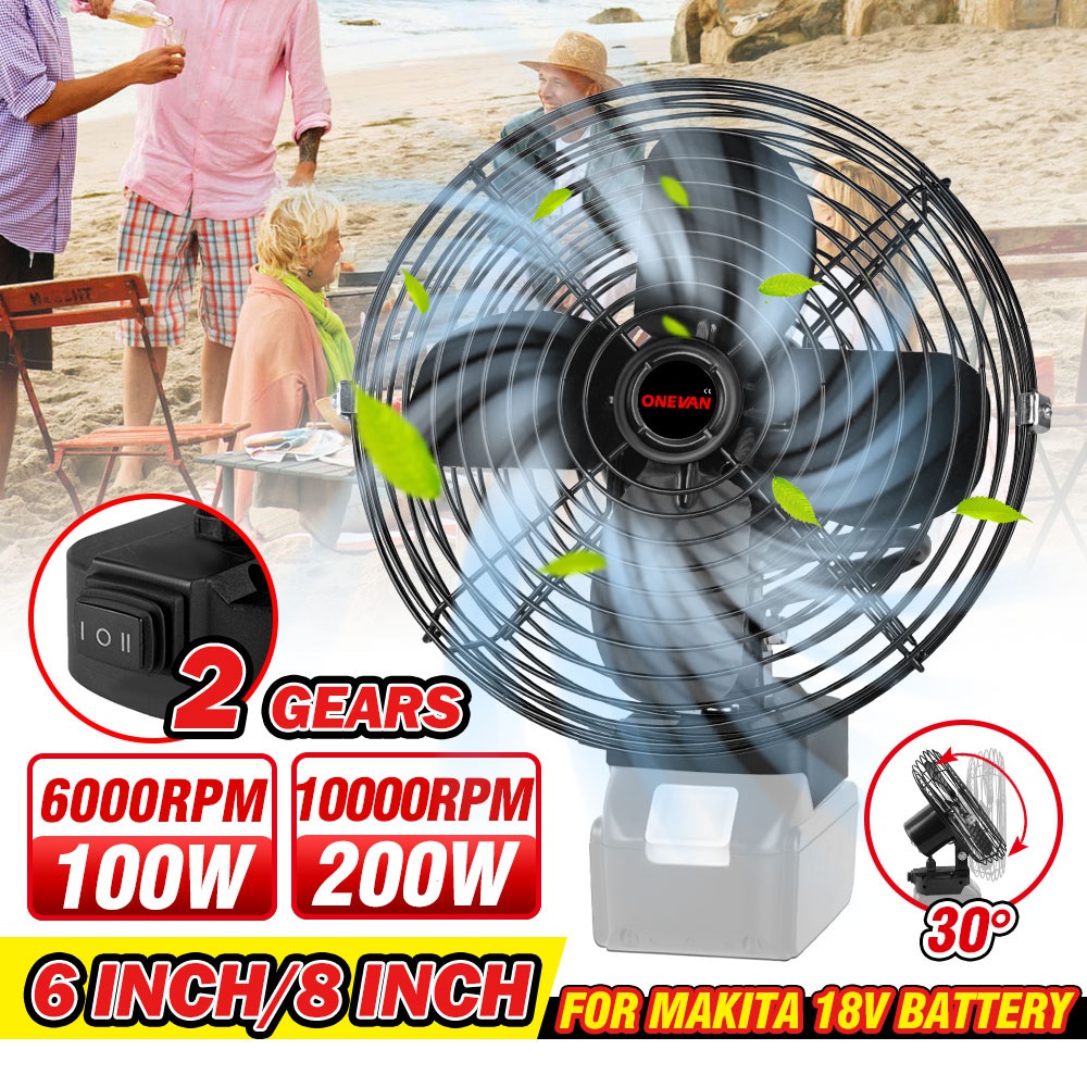 Makita battery operated discount fan