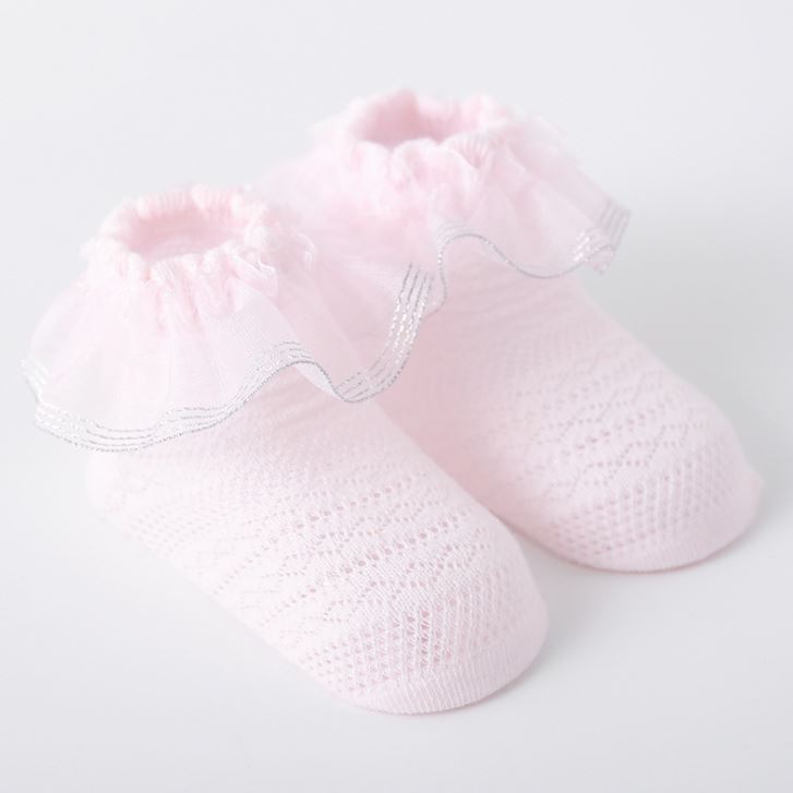 SWEETBERRY BABY 🍒Newborn Baby Lace Socks Children Socks Baby Girl Lace