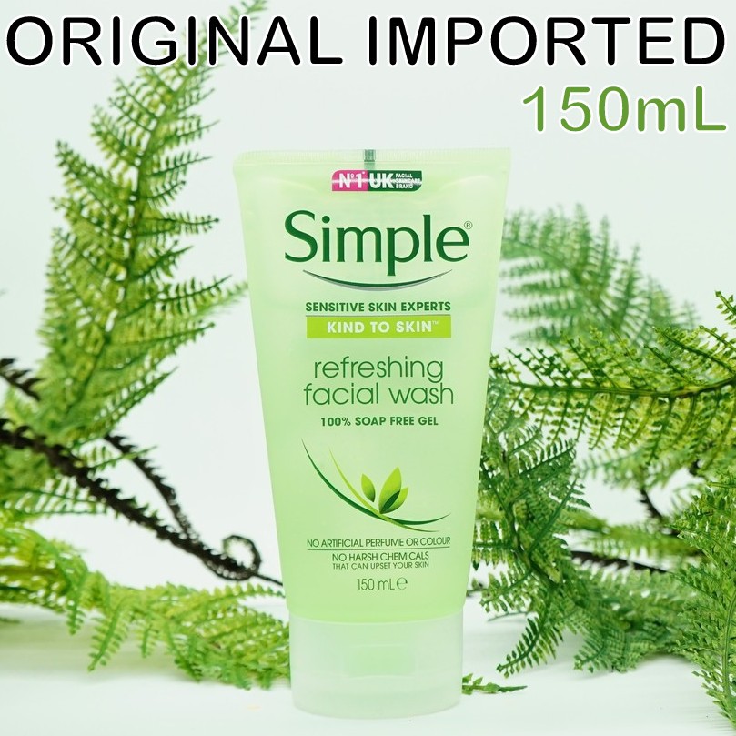 ready stock SIMPLE Kind to skin face Refreshing Facial Wash Gel