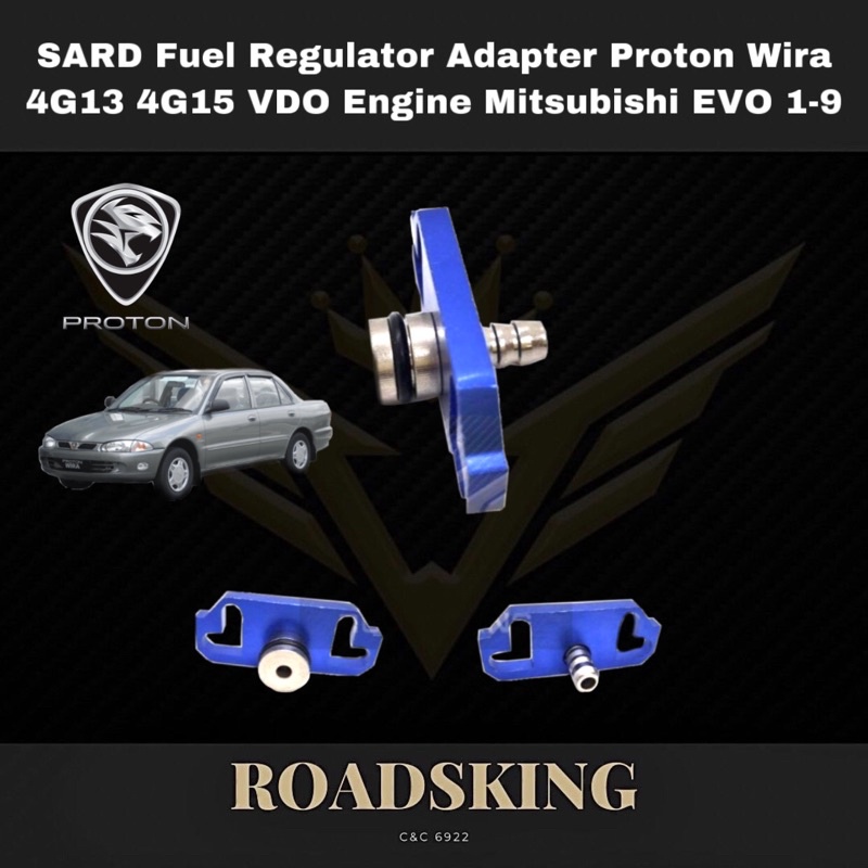 SARD Fuel Regulator Adapter Proton Wira 4G13 4G15 VDO Engine Mitsubishi