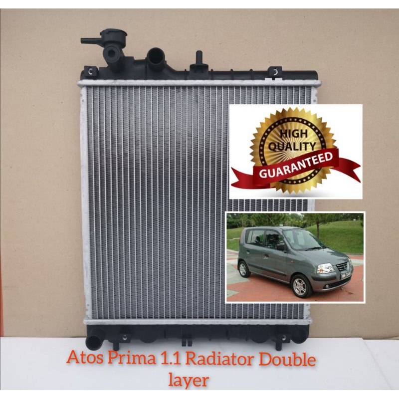 Atos Prima 1.1 Radiator tangki air 26mm Double layer 2005-2010 AT/MT ...