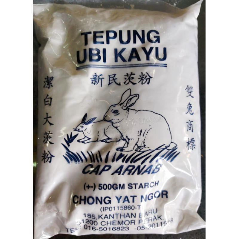*Ipoh CAP ARNAB Tepung Ubi Kayu 新民茨粉*500g+- | Shopee Malaysia