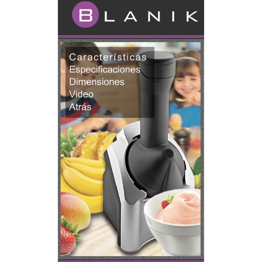 BLANIK Frozen Fruit Ice Cream Maker 1309