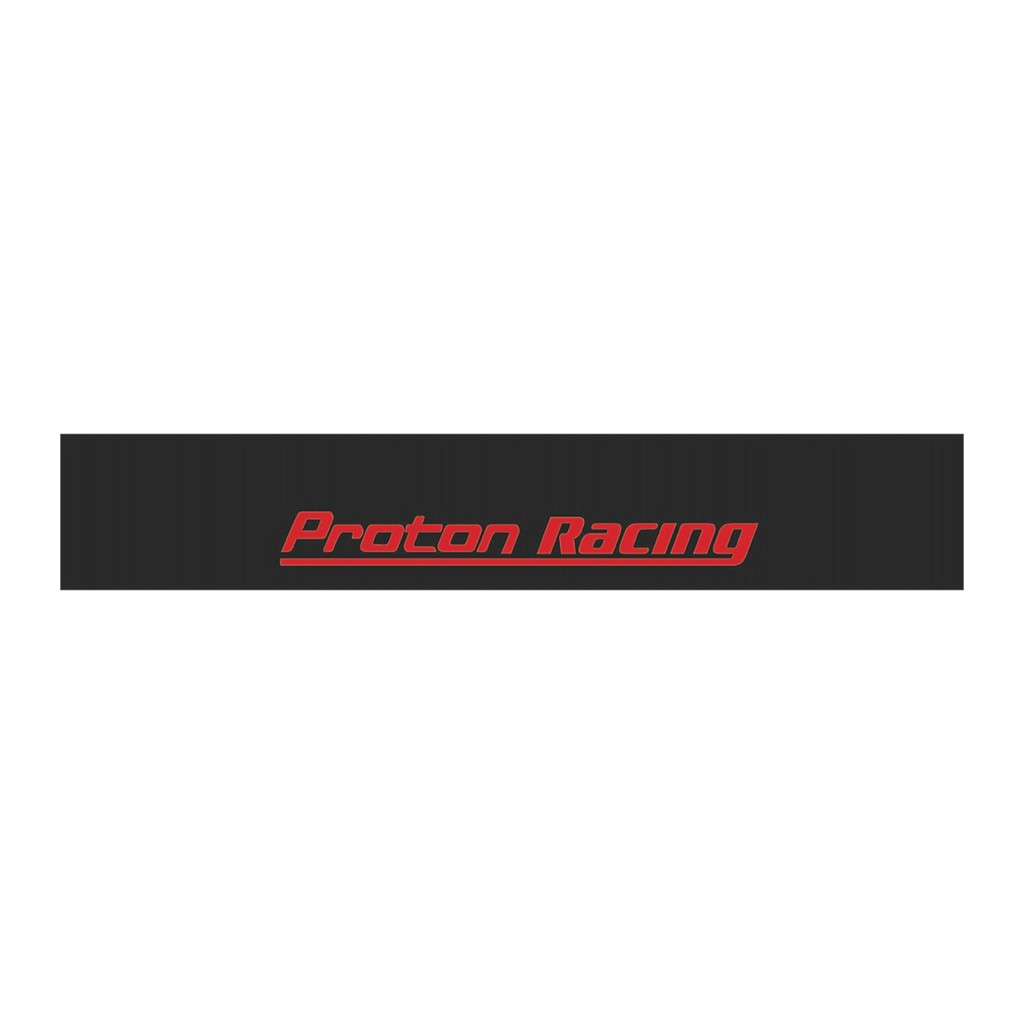 PROTON RACING Front Windshield Sticker / Sticker Tampal Cermin Depan ...
