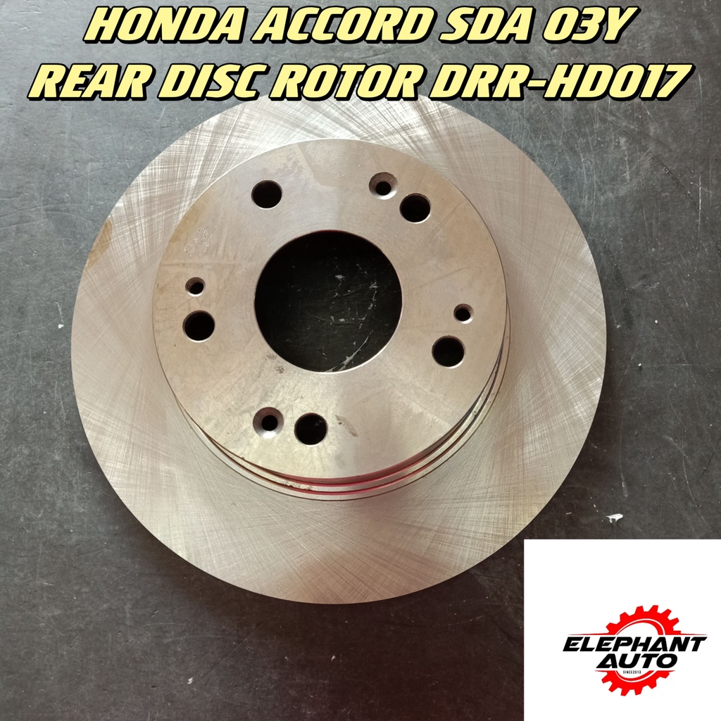 HONDA ACCORD SDA 03Y REAR DISC ROTOR DRR-HD017 | Shopee Malaysia