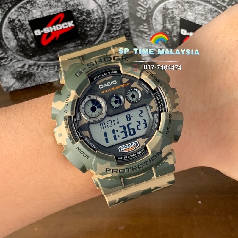 CASIO G-SHOCK GD-120CM-5DR / GD-120CM-8DR / GD-120CM-5 / GD-120CM