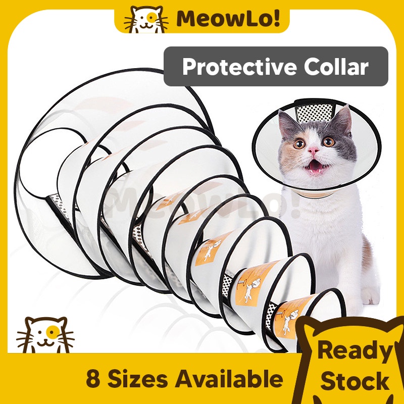 MeowLo Pet Protective Collar Elizabeth Collar ECollar Protective Cone