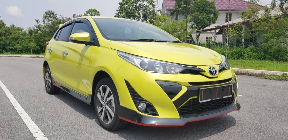 Toyota Yaris Oem Body Kit Bodykit Skirt Skirting Lip Shopee Malaysia