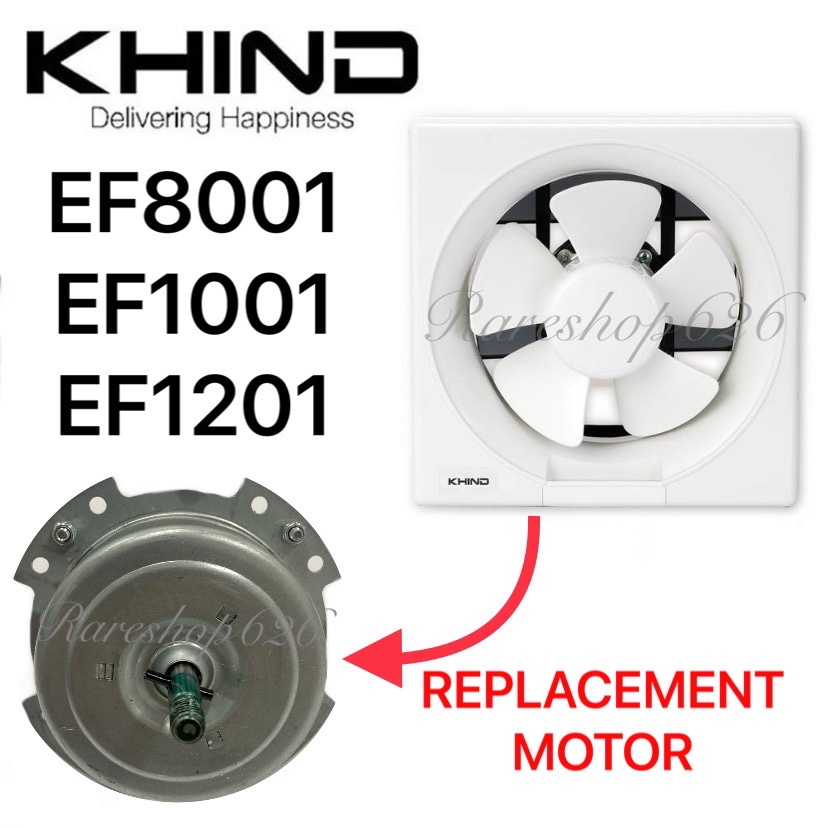 Khind Exhaust Fan Replacement Motor Shopee Malaysia
