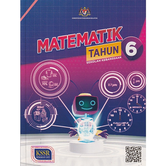 BUKU TEKS MATEMATIK TAHUN 6 (2022) | Shopee Malaysia