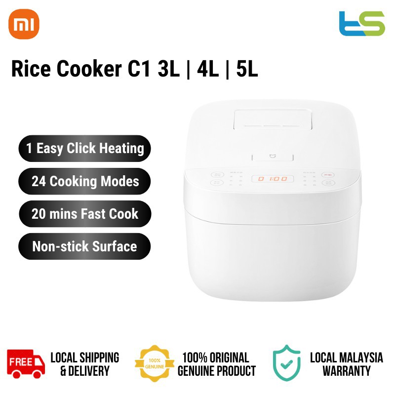 Home Appliances Rice Cooker Xiaomi Mijia C1 Rice Cooker (3L/4L/5L) Non