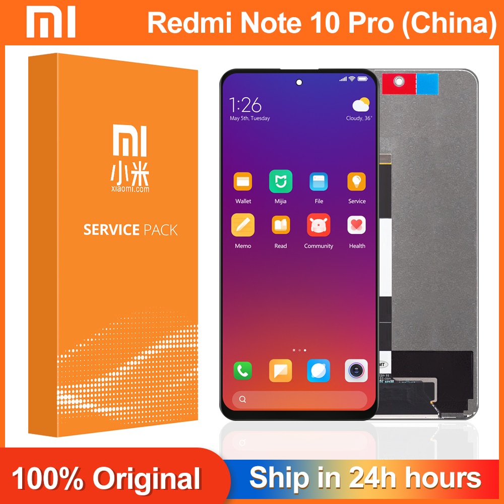 6.6''Original For Xiaomi Redmi Note 10 Pro 5G lcd Touch Panel Screen ...