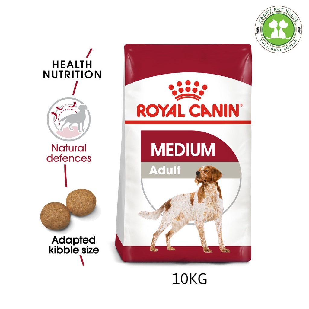 Royal Canin Medium Adult Dry Dog Food (10kg) | Shopee Malaysia