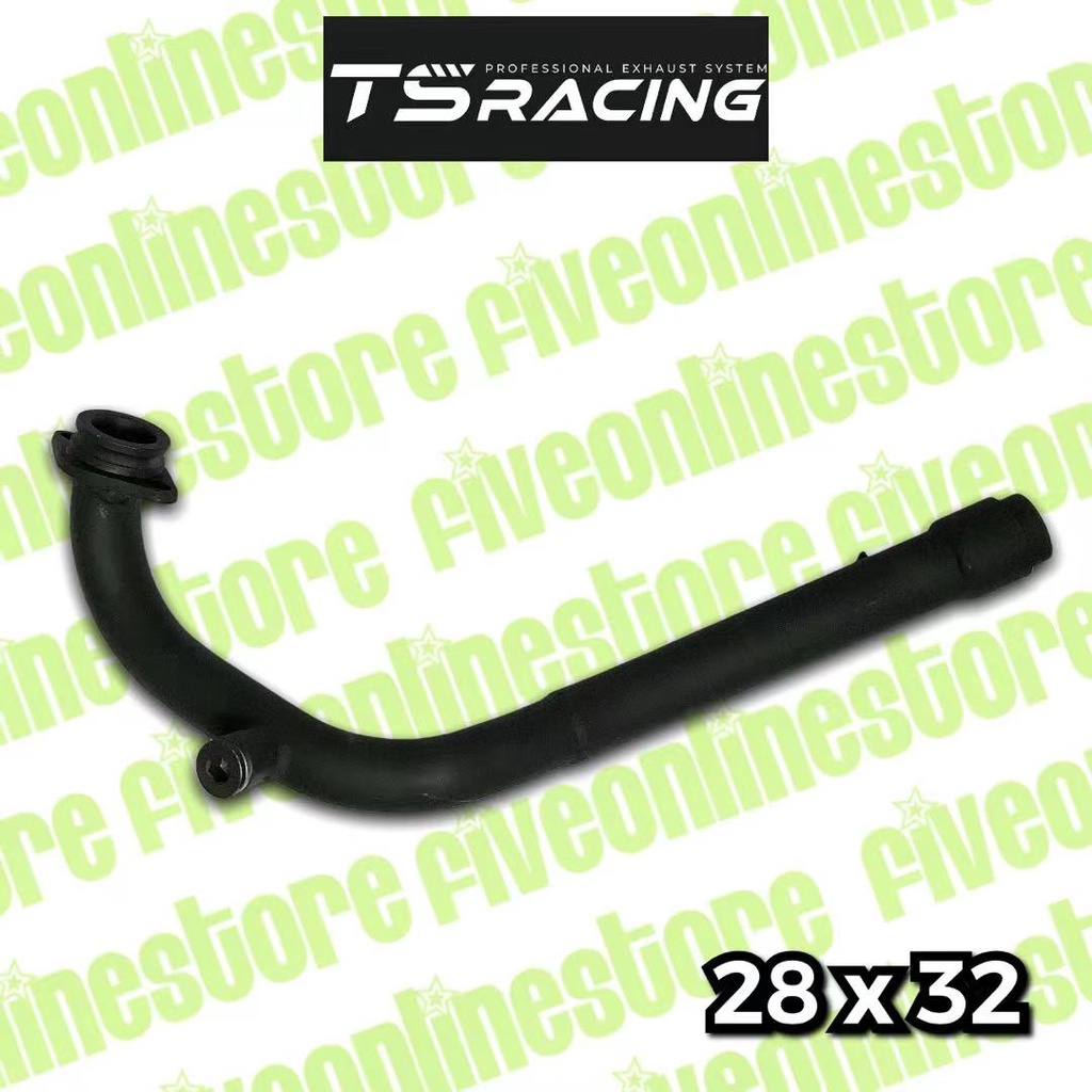 TS RACING Super Back Pressure 28mm 32mm 35mm Exhaust Pipe Y15ZR Cutting ...