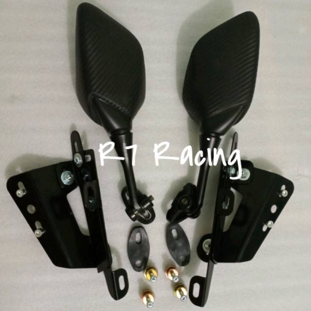 Rearview R25 NMAX CARBON Rearview Mirror CARBON R25 NMAX Short PLUS ...