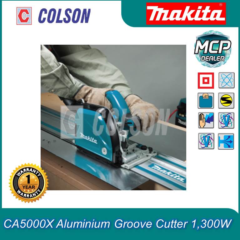 Makita CA5000X 4-5 8" Aluminum Groove Cutter - 3