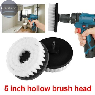 4Inch Car Soft Drill Brush Attachment For Cleaning Carpet&Leather