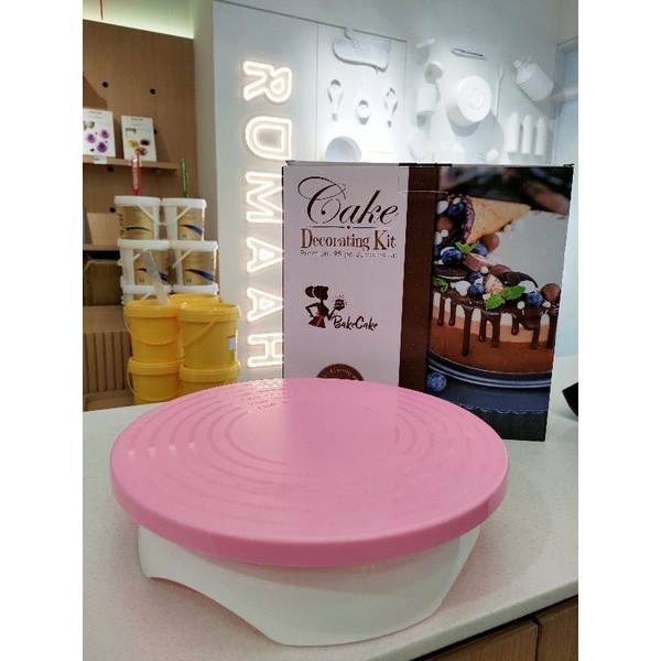 Cake Decorating Turntable Rotating Revolving Plastic Turntable Cake